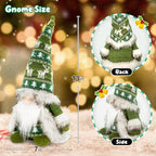 Gnome Christmas Decorations - Plush Scandinavian Tabletop Gnome, alternate view 6