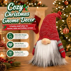 Gnome Christmas Decorations, Plush Swedish Santa Tomte Elf, alternate view 2
