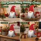 Gnome Christmas Decorations, Plush Swedish Santa Tomte Elf, alternate view 4