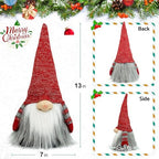 Gnome Christmas Decorations, Plush Swedish Santa Tomte Elf, alternate view 5
