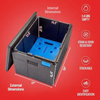 GoBox Insulated Lightweight Thermal Hot Box and Food Pan Carrier (12 Inch Deep) - Hotbox and Food Warmer for, alternate view