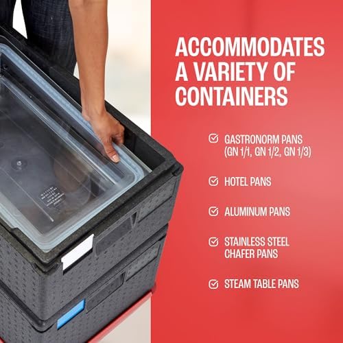 GoBox Insulated Lightweight Thermal Hot Box and Food Pan Carrier (12 Inch Deep) - Hotbox and Food Warmer for, alternate view
