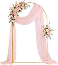 Gold Arch Backdrop Stand, 7.2FT in Gold