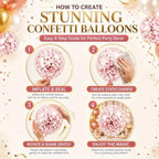 Gold Balloon Column Stand Kit for Floor with Base, Pole, for Party Decor in 2 Count (Pack of 1) in Soft Rose, alternate view