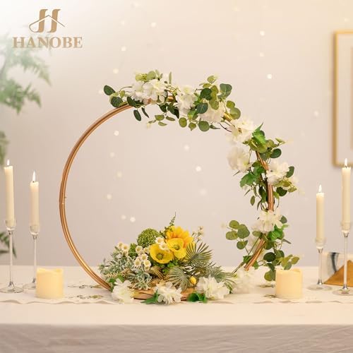 Gold Cake Stand for Wedding, 11.7" Round Display Stands in Gold, alternate view 4