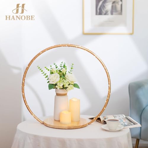 Gold Cake Stand for Wedding, 11.7" Round Display Stands in Gold, alternate view 5