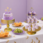 Gold Cake Stands Set, 5pcs Metal Dessert Table Display Set, Tiered Cupcake Stand Dessert Serving Tray for, alternate view 5