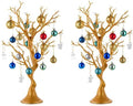 Gold Christmas Tree, 22.8 Inch Artificial Display Branch, 2 Pcs in Gold