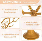Gold Christmas Tree, 22.8 Inch Artificial Display Branch, 2 Pcs in Gold, alternate view 6
