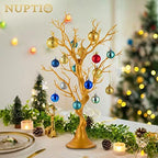 Gold Christmas Tree, 22.8 Inch Artificial Display Branch for Wedding in Gold, alternate view 2