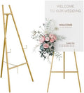 Gold Easel Stand for Sign, Wedding Sign
