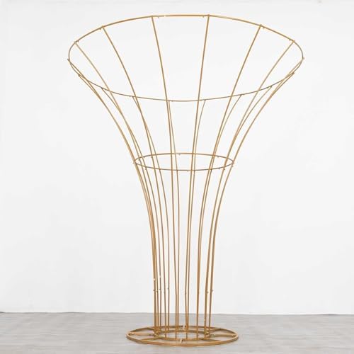 Gold Floor Standing Blossom Metal Tree Flower Frame, Wedding Floral Display Stand - 6.5ft in Type 9, alternate view 3