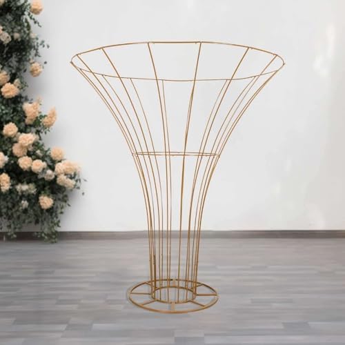 Gold Floor Standing Blossom Metal Tree Flower Frame, Wedding Floral Display Stand - 6.5ft in Type 9, alternate view 5