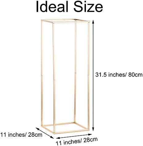 Gold Flower Stand for Table: 31.5” Tall Centerpiece Stand for Wedding Table Reception Floral Center Pieces with, alternate