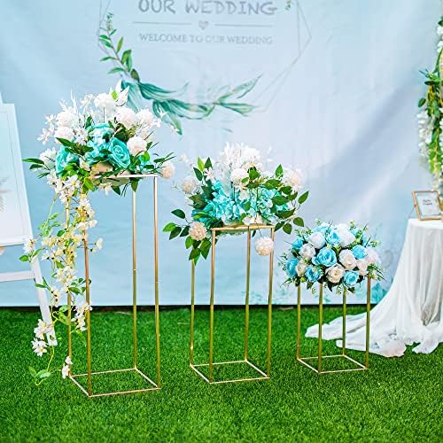 Gold Flower Stand for Table: 31.5” Tall Centerpiece Stand for Wedding Table Reception Floral Center Pieces with, alternate