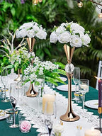 Gold Flower Vase for Centerpiece Table Decorations Wedding Reception Decor, 19.7 Inch Tall Metal Vase for, alternate view 5