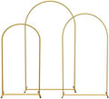 Gold Metal Arch Stand, 7.2ft 6.6ft 6ft Set
