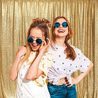 Gold Sequin Backdrop, 20Ft x 10Ft Glitter Photography Background Curtains for Party Baby Shower Wedding Birthday, alternate
