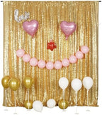Gold Sequin Backdrop, 20Ft x 10Ft Glitter Photography Background Curtains for Party Baby Shower Wedding Birthday, alternate