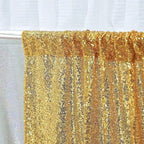 Gold Sequin Backdrop Curtain, 2 Panels 2Ft x 8Ft Glitter Photography Background for Party Baby Shower Wedding, alternate view