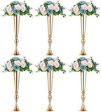 Gold Tall Centerpiece for Table, 21.9" Tall, 6 Pcs in Gold