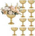 Gold Urn Vase for Wedding, Tall Vases Centrepieces for Table, 10Pcs in Gold