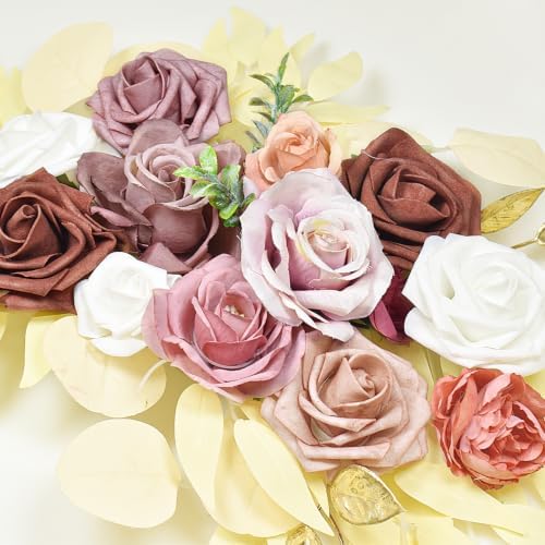 Gold Wedding Arch Flowers Decor Set of 2, alternate view 4