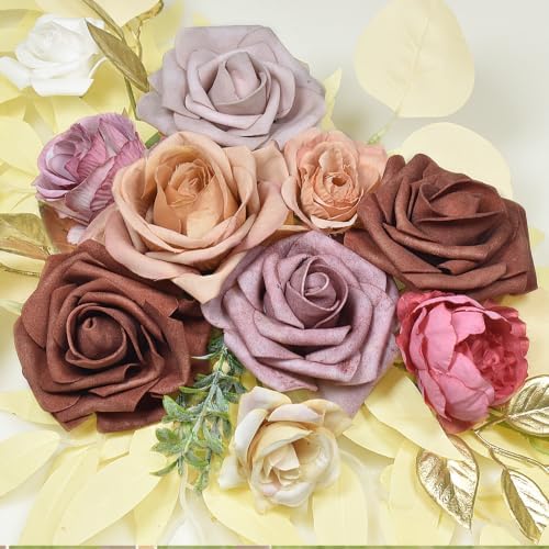 Gold Wedding Arch Flowers Decor Set of 2, alternate view 5