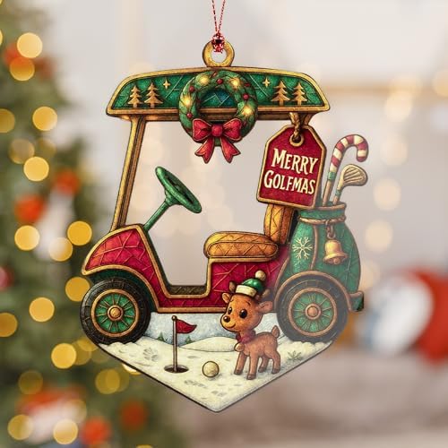 Golf Christmas Ornaments 2026 - Golf Gifts - Golfs Themed Gift - Christmas Ornament 2026 - White Elephant Gifts, alternate