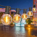 GPATIO Outdoor String Lights, 50FT G40 Bulbs Shatterproof Patio Lights, Waterproof Dimmable Hanging Outdoor