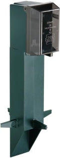 GPD19G-1 Gard-N-Post Low-Profile Outdoor Landscape Lighting Post Enclosure with Outlet Cover, 19.5-Inch, Green