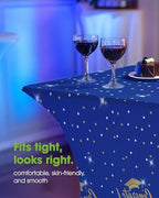 Graduation 2026 Spandex Tablecloth 6ft 2 Pack Blue, alternate view 2