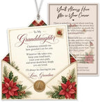 Granddaughter Ornament 2026, Granddaughter Gifts from Grandma, Granddaughter Christmas Ornament, for Grandkids