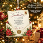 Granddaughter Ornament 2026, Granddaughter Gifts from Grandma, Granddaughter Christmas Ornament, for Grandkids, alternate