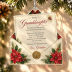 Granddaughter Ornament 2026, Granddaughter Gifts from Grandma, Granddaughter Christmas Ornament, for Grandkids, alternate