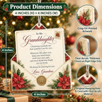 Granddaughter Ornament 2026, Granddaughter Gifts from Grandma, Granddaughter Christmas Ornament, for Grandkids, alternate