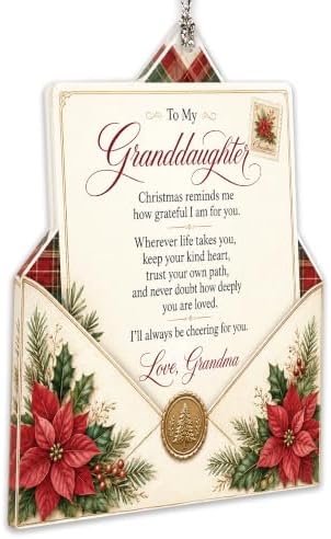 Granddaughter Ornament 2026, Granddaughter Gifts from Grandma, Granddaughter Christmas Ornament, for Grandkids, alternate