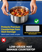 Graphene Warming Mat for Food Extra Large (43"x16") with Insulation Pad for Countertop, Chafing Dishes for, alternate view 4
