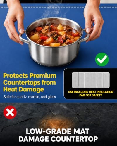 Graphene Warming Mat for Food Extra Large (43"x16") with Insulation Pad for Countertop, Chafing Dishes for, alternate view 4