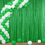 Grass Green Sequin Backdrop Curtain 4FTx8FT Glitter Grass Green Background Drapes Sparkle Photography Backdrop