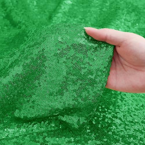 Grass Green Sequin Backdrop Curtain 4FTx8FT Glitter Grass Green Background Drapes Sparkle Photography Backdrop, alternate