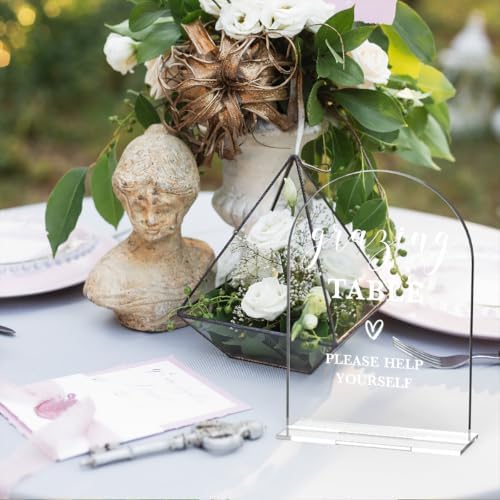 Grazing Table Sign, Grazing Table Supplies, Clear Acrylic Wedding Signs, alternate view 3