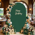 Green Arch Backdrop Cover 6.6FT Party Wedding Arch Covers Stretchy Backdrop Baby Shower Bridal Shower Birthday, alternate