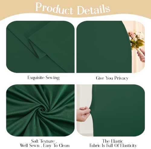 Green Arch Backdrop Cover 6.6FT Party Wedding Arch Covers Stretchy Backdrop Baby Shower Bridal Shower Birthday, alternate