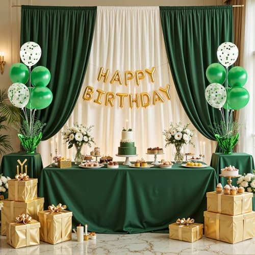 Green Balloon Table Centerpiece Kit, 6 Sets Green Balloon Stands for Tables with Metallic Star Centerpieces, alternate view 4