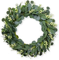 Green Eucalyptus Wreath 26 Inch Greenery Wreaths for Front Door Artificial Spring Summer Wreath with Green