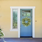 Green Eucalyptus Wreaths for Front Door Spring Summer Wreath with Eucalyptus Leaves, Olives Leaves, Mixed Berry, alternate