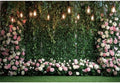 Green Floral Wall Backdrops 10x6.5ft Outdoor Outside Wedding Background Bridal Shower Bride to Be Party