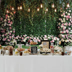 Green Floral Wall Backdrops 10x6.5ft Outdoor Outside Wedding Background Bridal Shower Bride to Be Party, alternate view 5