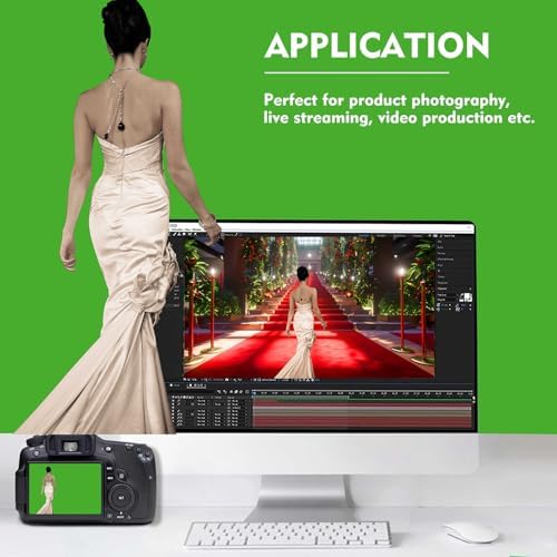 Green Screen Backdrop for Photoshoot, Fabric 8x10ft in 8x10ft, alternate view 3